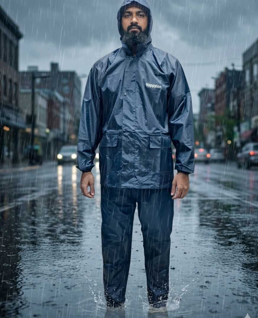 Happylon,Waterproof,Raincoat,with,pant,and,cap