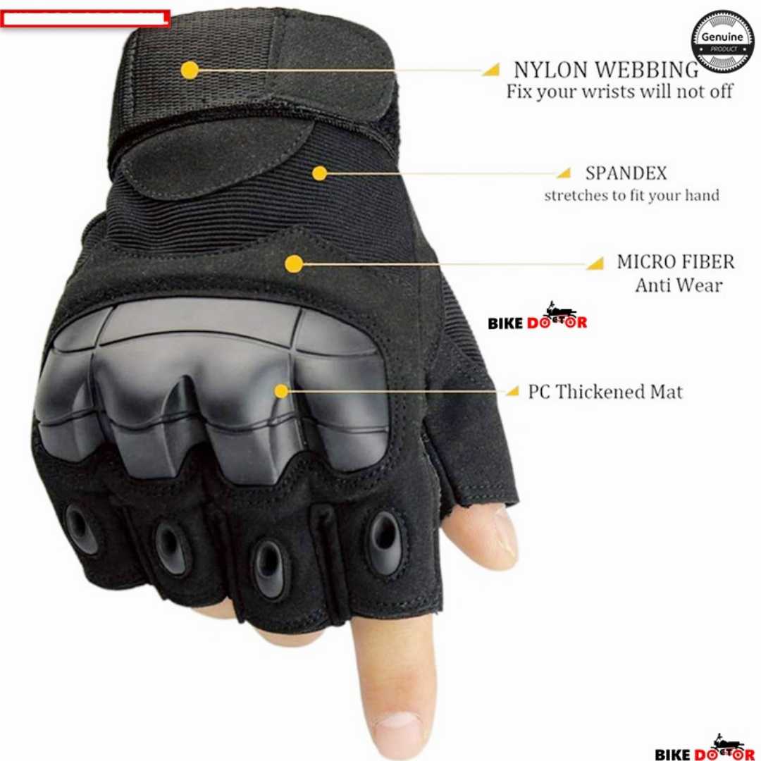 Motorcycle,Riding,Half,Finger,Hand,Gloves